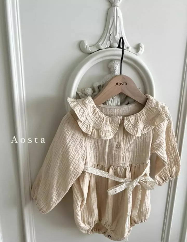 Aosta - Korean Baby Fashion - #onlinebabyshop - Maybe Bodysuit - 6