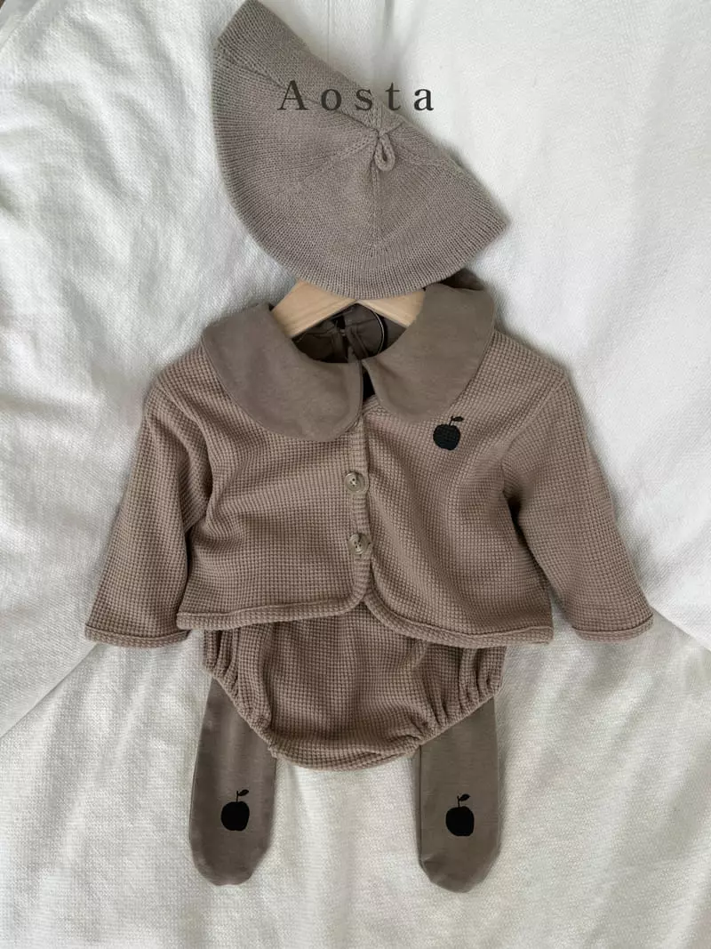 Aosta - Korean Baby Fashion - #onlinebabyshop - Apple Foot Leggings - 9
