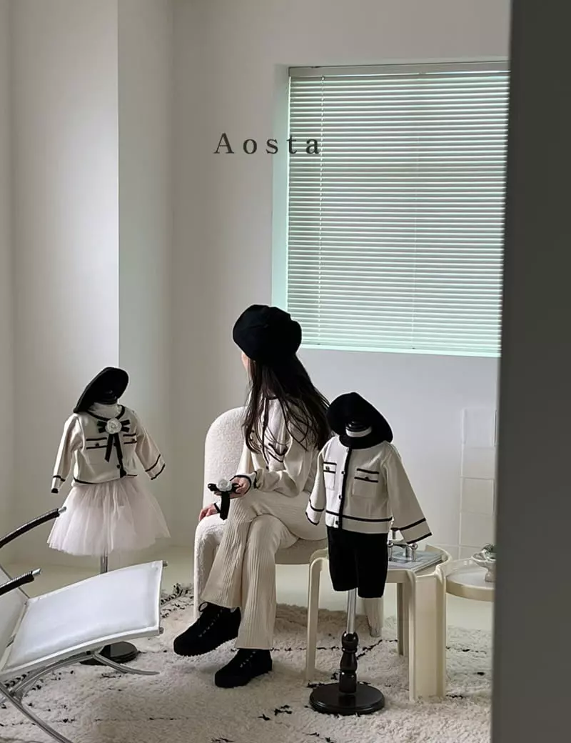 Aosta - Korean Children Fashion - #Kfashion4kids - Coco Knit Cardigan - 3
