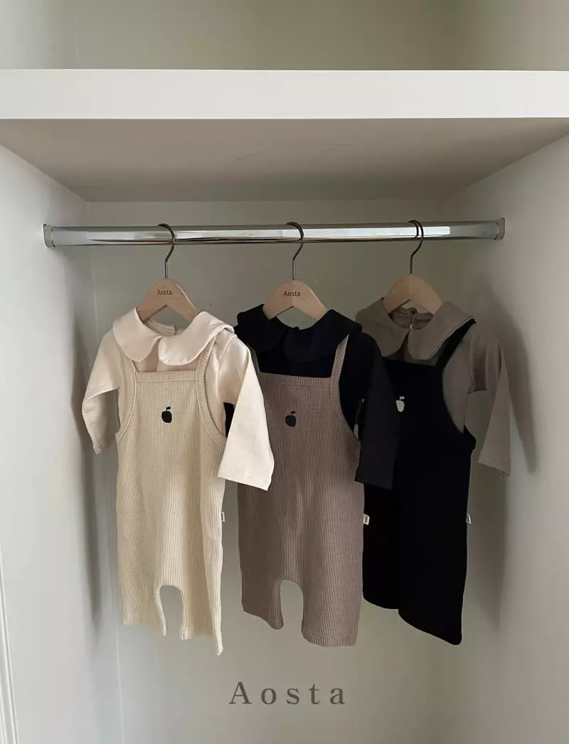 Aosta - Korean Children Fashion - #Kfashion4kids - Waffle Overalls - 8