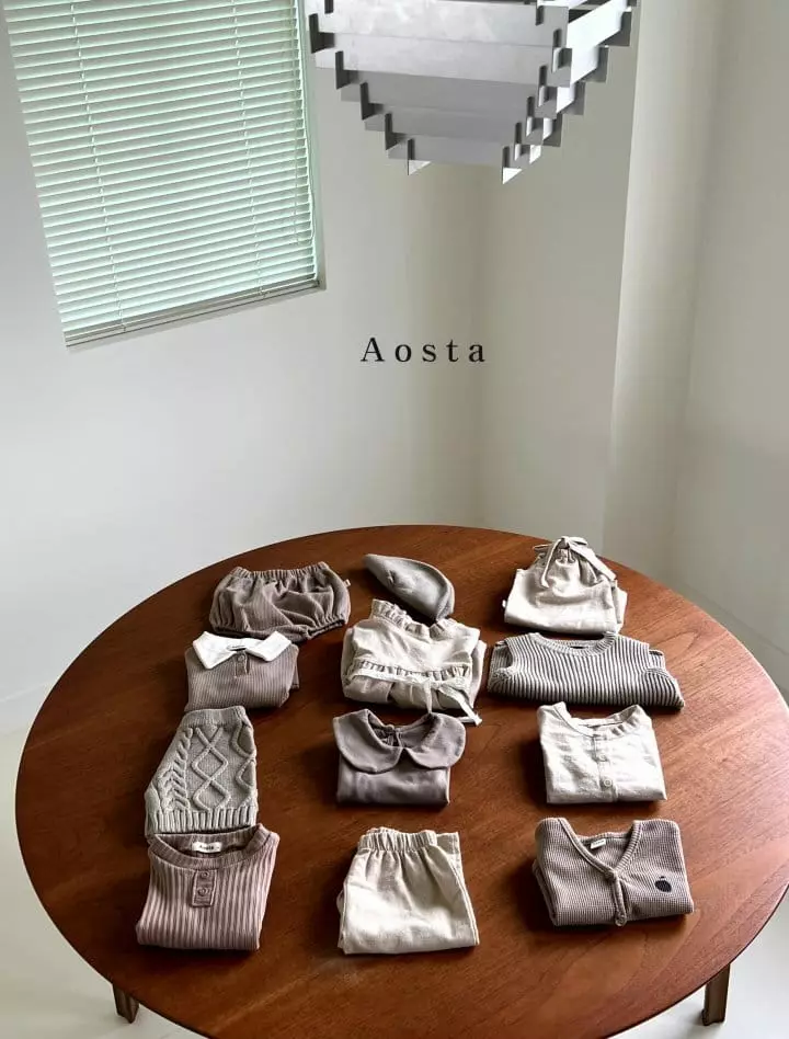 Aosta - Korean Children Fashion - #stylishchildhood - Circle Collat Tee - 4