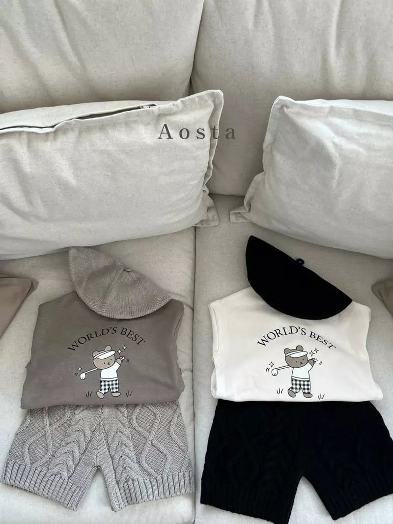 Aosta - Korean Children Fashion - #childofig - Royal Bear Golf Tee - 2