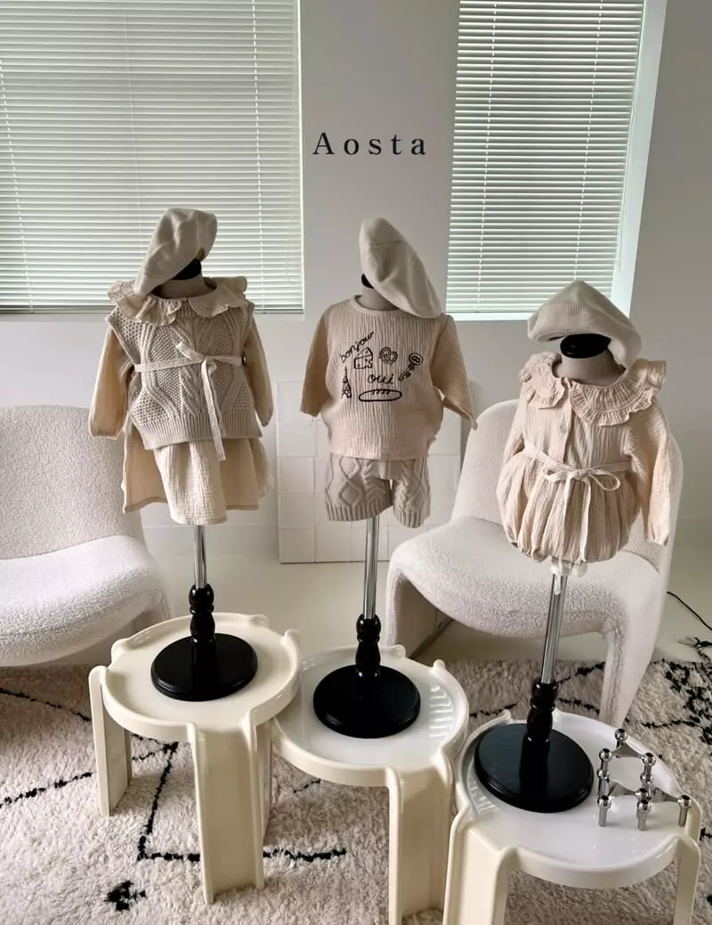 Aosta - Korean Children Fashion - #childofig - Twid Knit Pants - 8