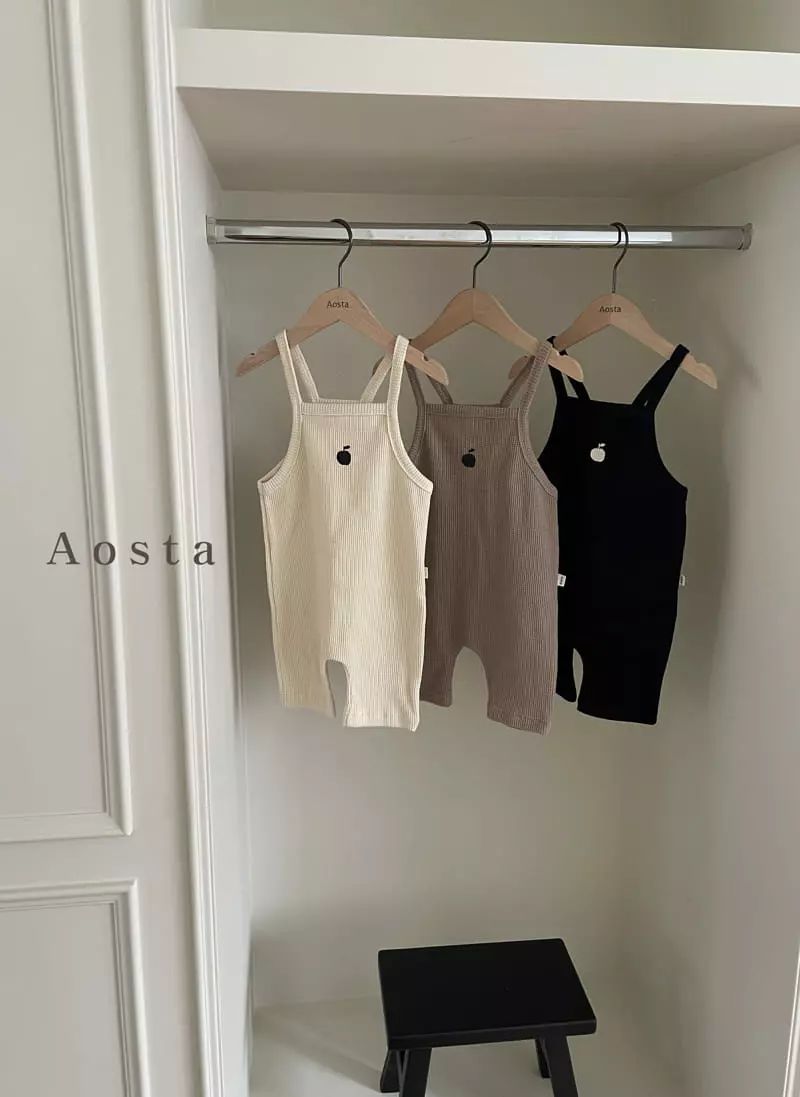 Aosta - Korean Children Fashion - #childrensboutique - Waffle Overalls