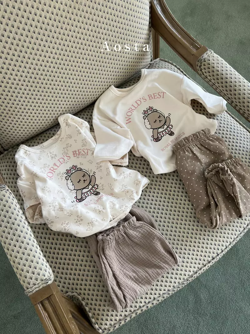 Aosta - Korean Children Fashion - #childrensboutique - Royal Bear Ballet Tee - 6