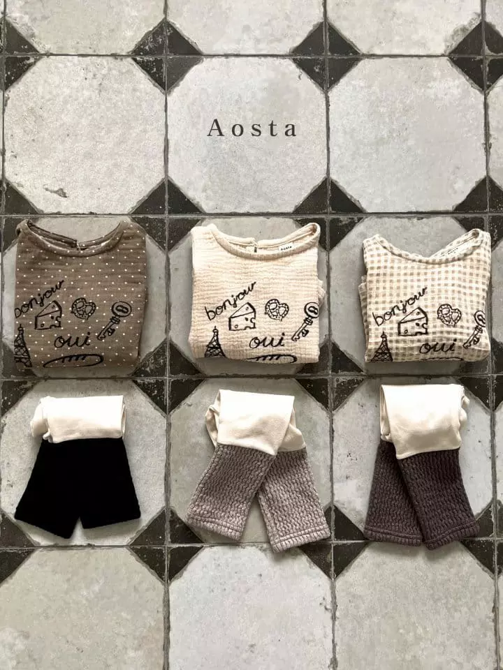 Aosta - Korean Children Fashion - #designkidswear - Bonjour Shirt - 2