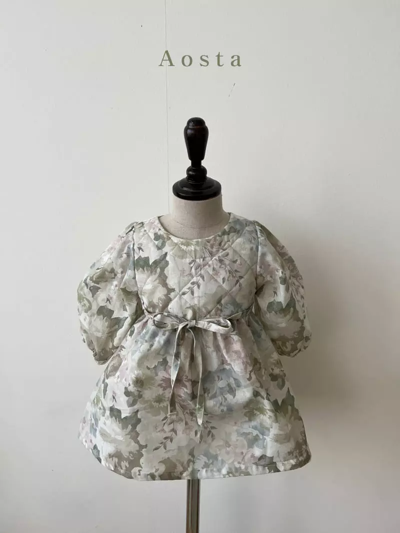Aosta - Korean Children Fashion - #designkidswear - Rose One-piece - 5