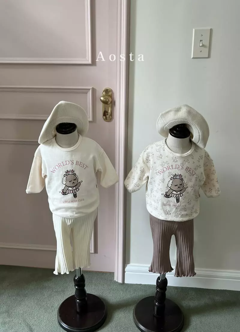Aosta - Korean Children Fashion - #designkidswear - Royal Bear Ballet Tee - 7
