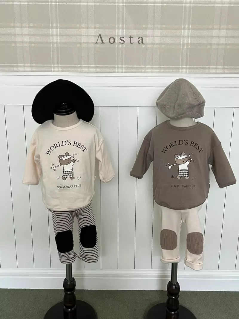 Aosta - Korean Children Fashion - #childrensboutique - Royal Bear Golf Tee - 4