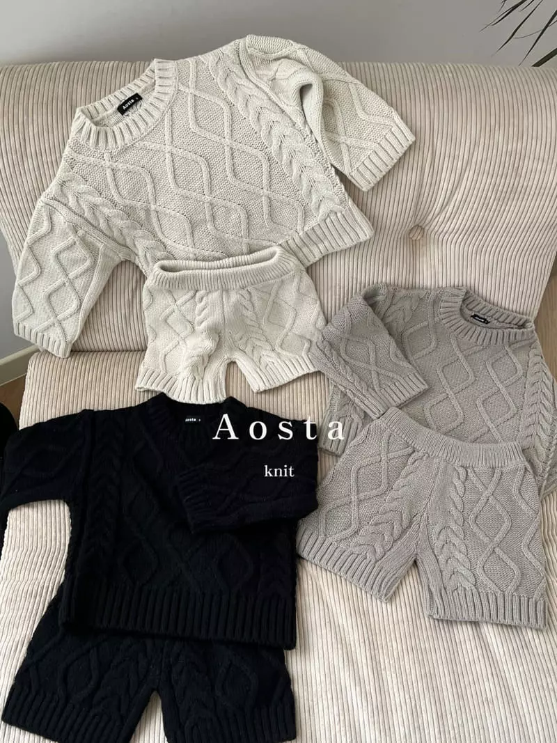 Aosta - Korean Children Fashion - #designkidswear - Twid Knit Pants - 11
