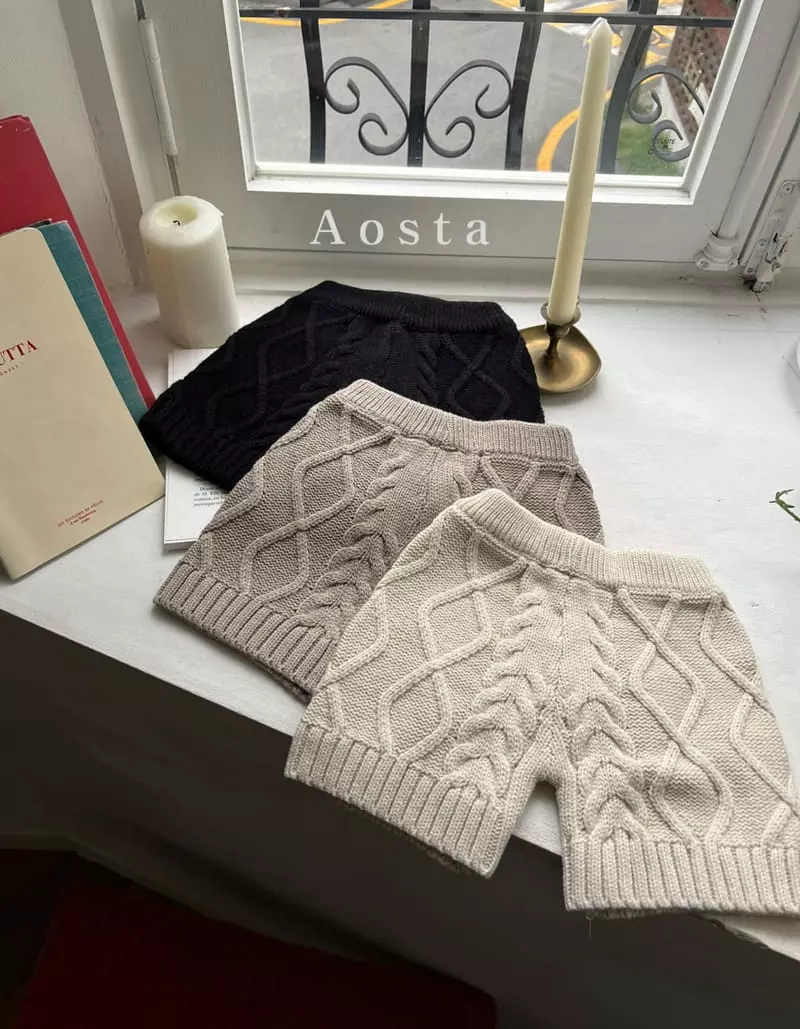 Aosta - Korean Children Fashion - #discoveringself - Twid Knit Pants - 12