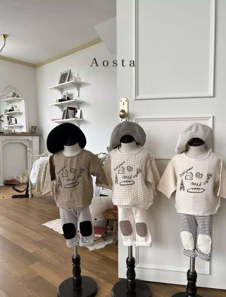 Aosta - Korean Children Fashion - #discoveringself - Bonjour Shirt - 4