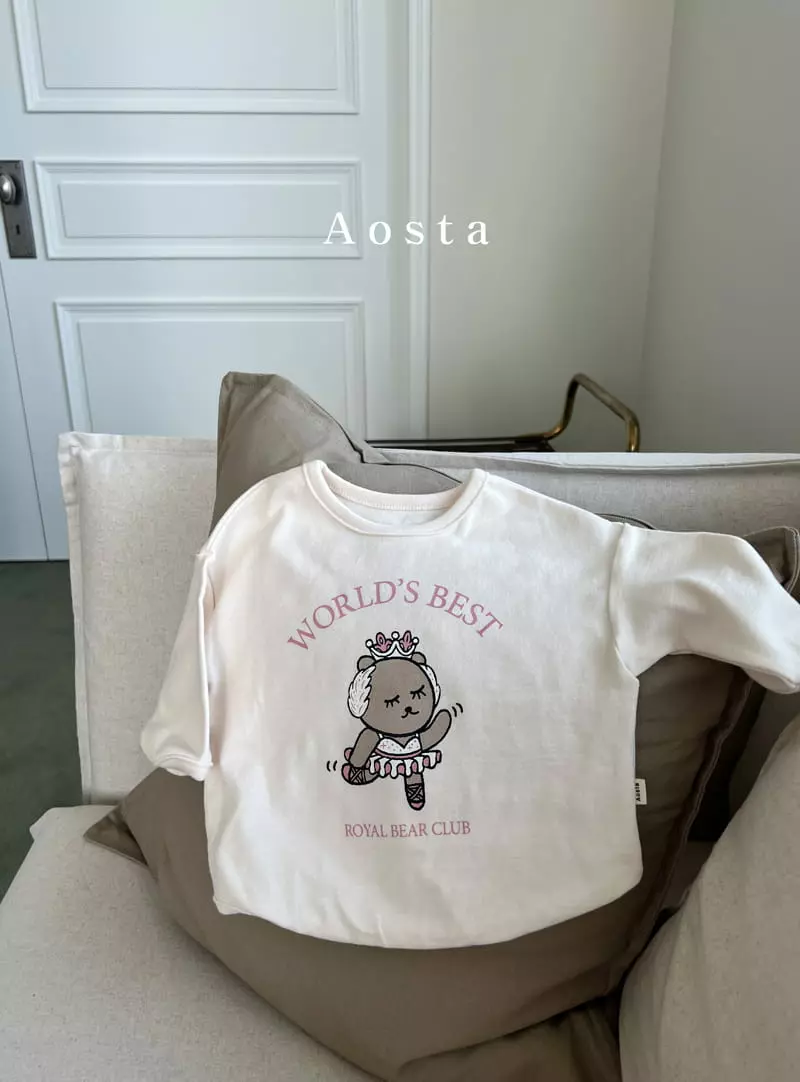 Aosta - Korean Children Fashion - #fashionkids - Royal Bear Ballet Tee - 9