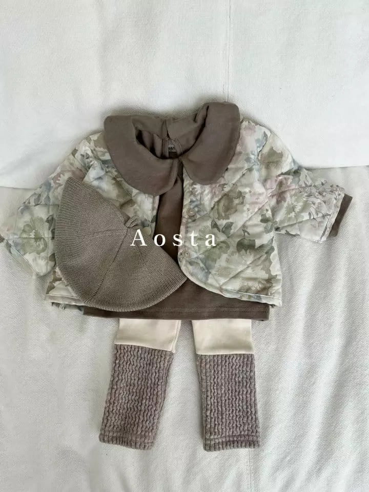 Aosta - Korean Children Fashion - #kidsshorts - Circle Collat Tee - 9