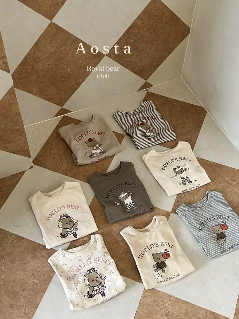 Aosta - Korean Children Fashion - #kidsshorts - Royal Bear Golf Tee - 7