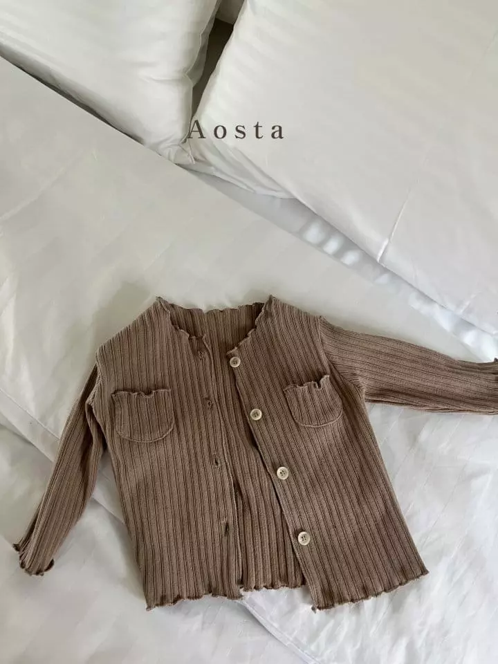 Aosta - Korean Children Fashion - #kidsstore - Camellia Cardigan - 3