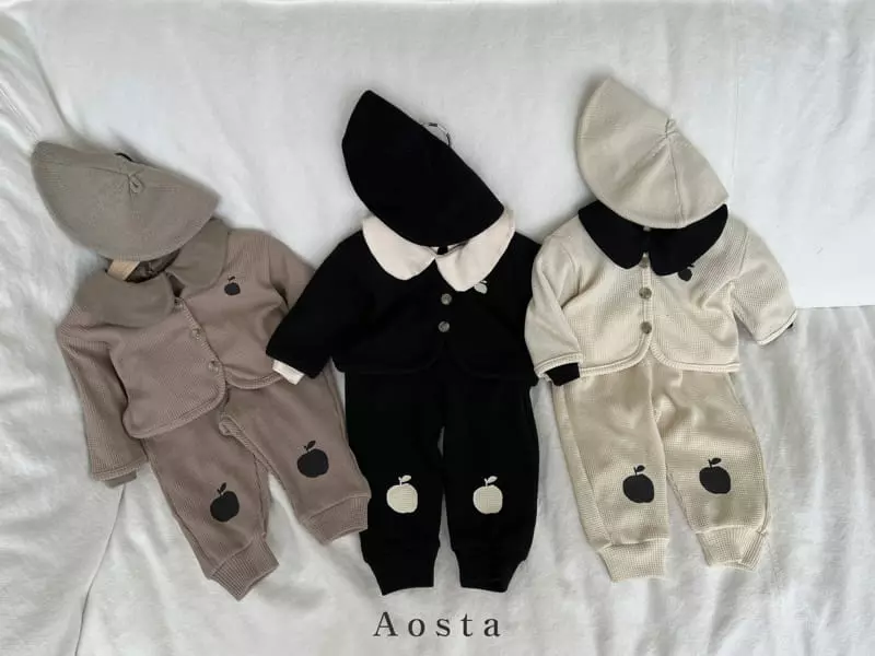 Aosta - Korean Children Fashion - #kidsstore - Waffle Pants - 5