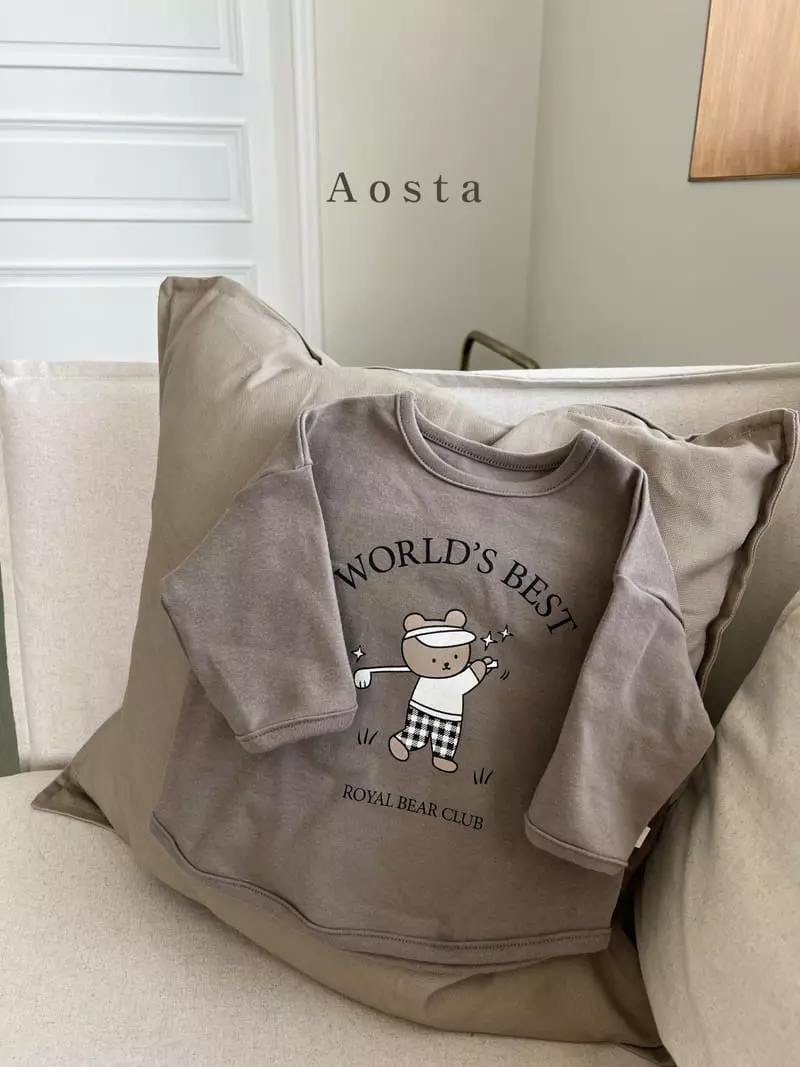 Aosta - Korean Children Fashion - #kidsstore - Royal Bear Golf Tee - 8