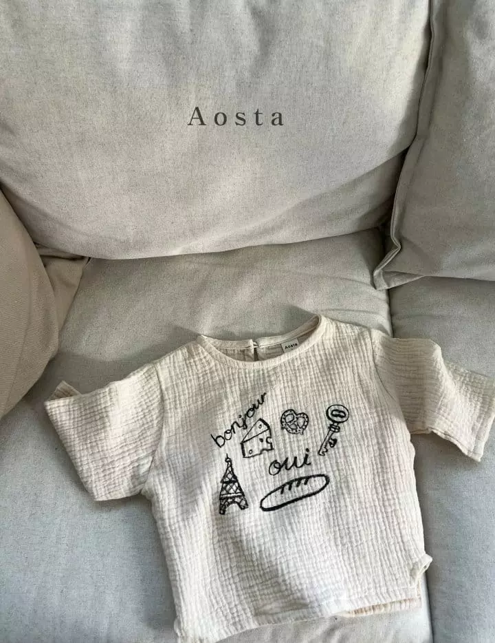 Aosta - Korean Children Fashion - #kidzfashiontrend - Bonjour Shirt - 7