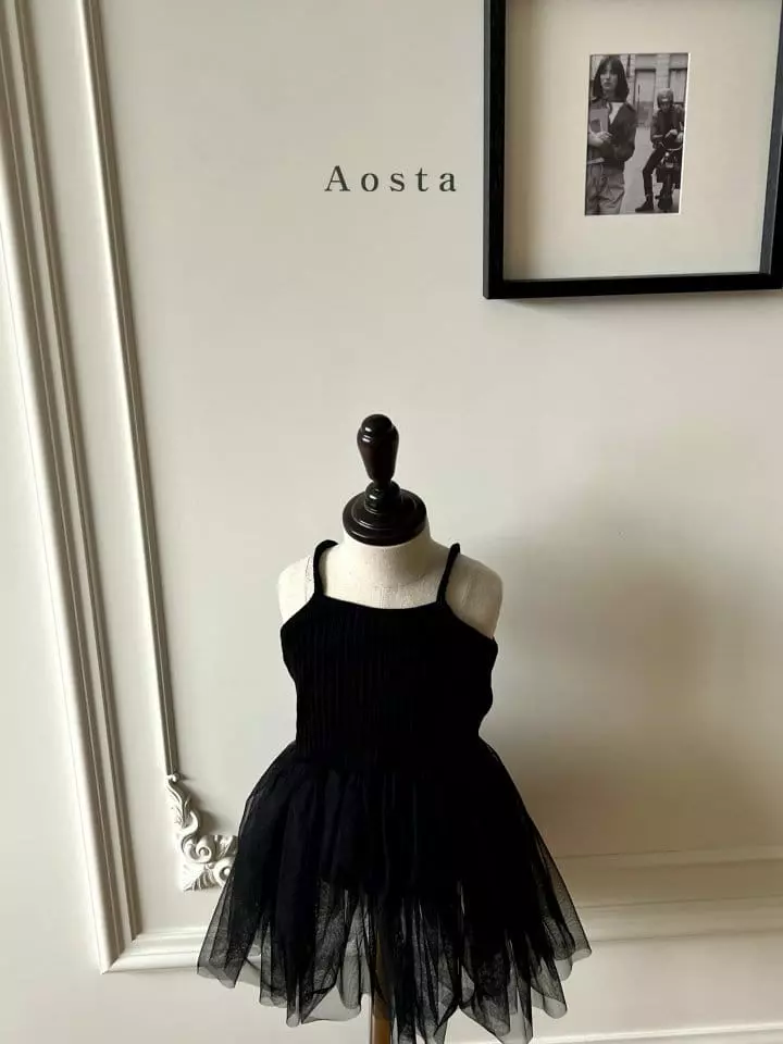 Aosta - Korean Children Fashion - #kidzfashiontrend - Camellia One-piece - 5