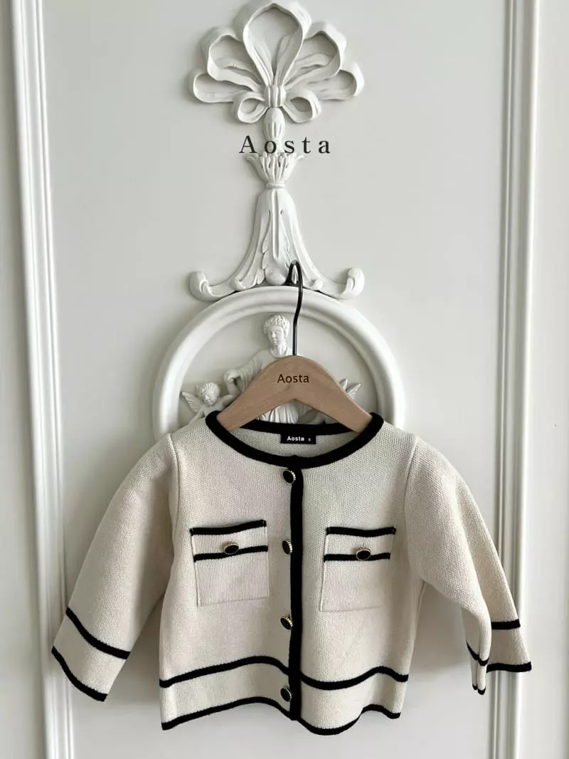 Aosta - Korean Children Fashion - #kidzfashiontrend - Coco Knit Cardigan - 2