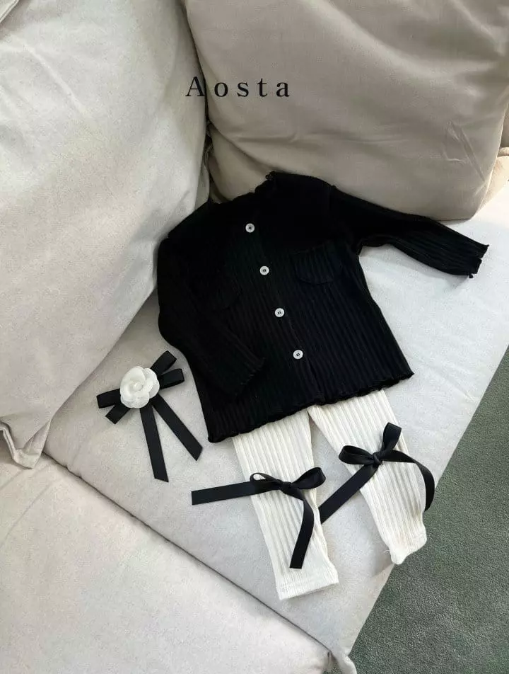 Aosta - Korean Children Fashion - #littlefashionista - Camellia Leggings - 3