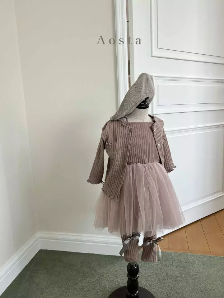Aosta - Korean Children Fashion - #littlefashionista - Camellia Cardigan - 6