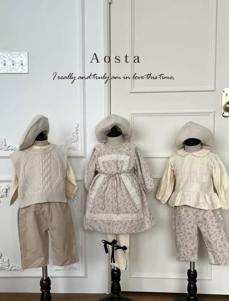 Aosta - Korean Children Fashion - #littlefashionista - Twid Knit Vest - 7