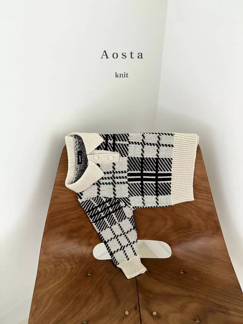 Aosta - Korean Children Fashion - #littlefashionista - Dandy Collar Knit - 3