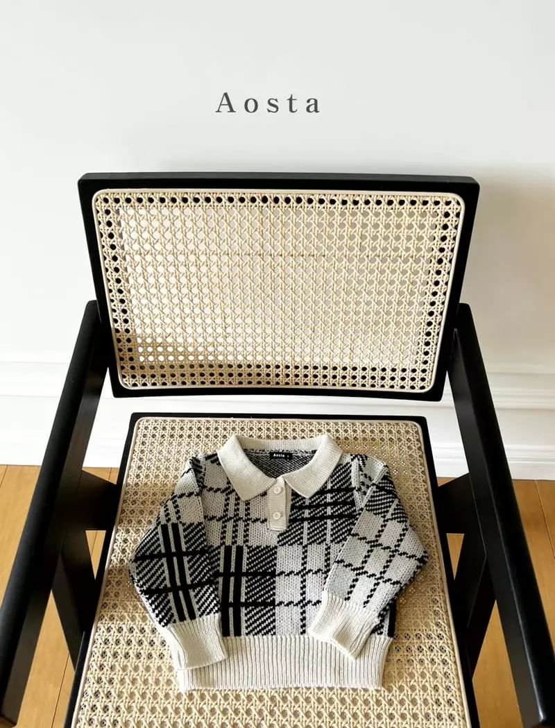 Aosta - Korean Children Fashion - #littlefashionista - Dandy Collar Knit - 4