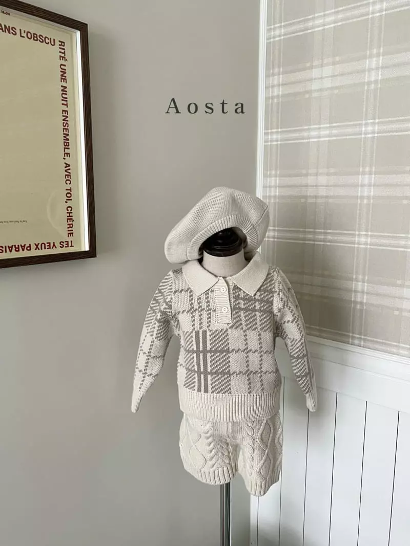 Aosta - Korean Children Fashion - #minifashionista - Twid Knit Pants - 6