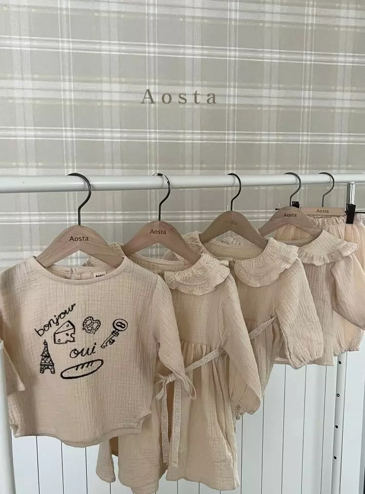 Aosta - Korean Children Fashion - #prettylittlegirls - Bonjour Shirt - 12