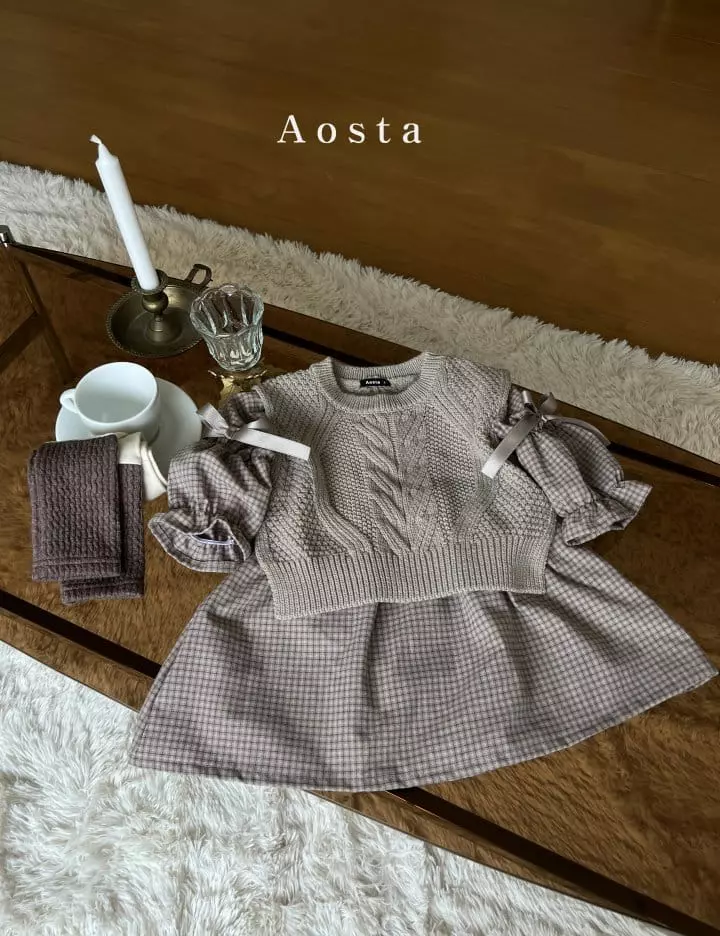 Aosta - Korean Children Fashion - #prettylittlegirls - Ribbon One-piece - 7