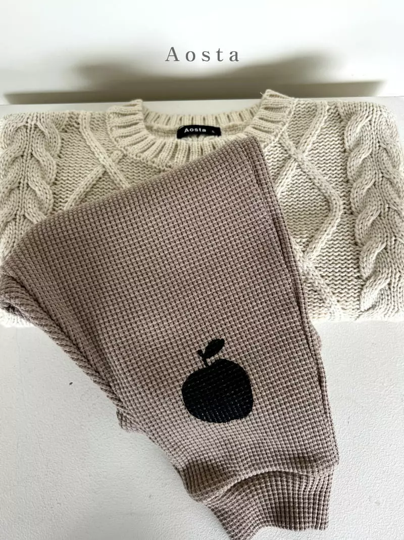 Aosta - Korean Children Fashion - #prettylittlegirls - Waffle Pants - 11