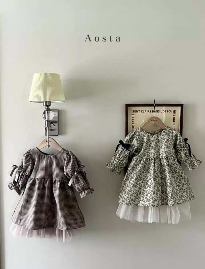 Aosta - Korean Children Fashion - #stylishchildhood - Ribbon One-piece - 10