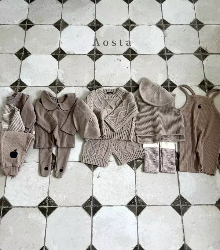 Aosta - Korean Children Fashion - #stylishchildhood - Circle Collat Tee - 3