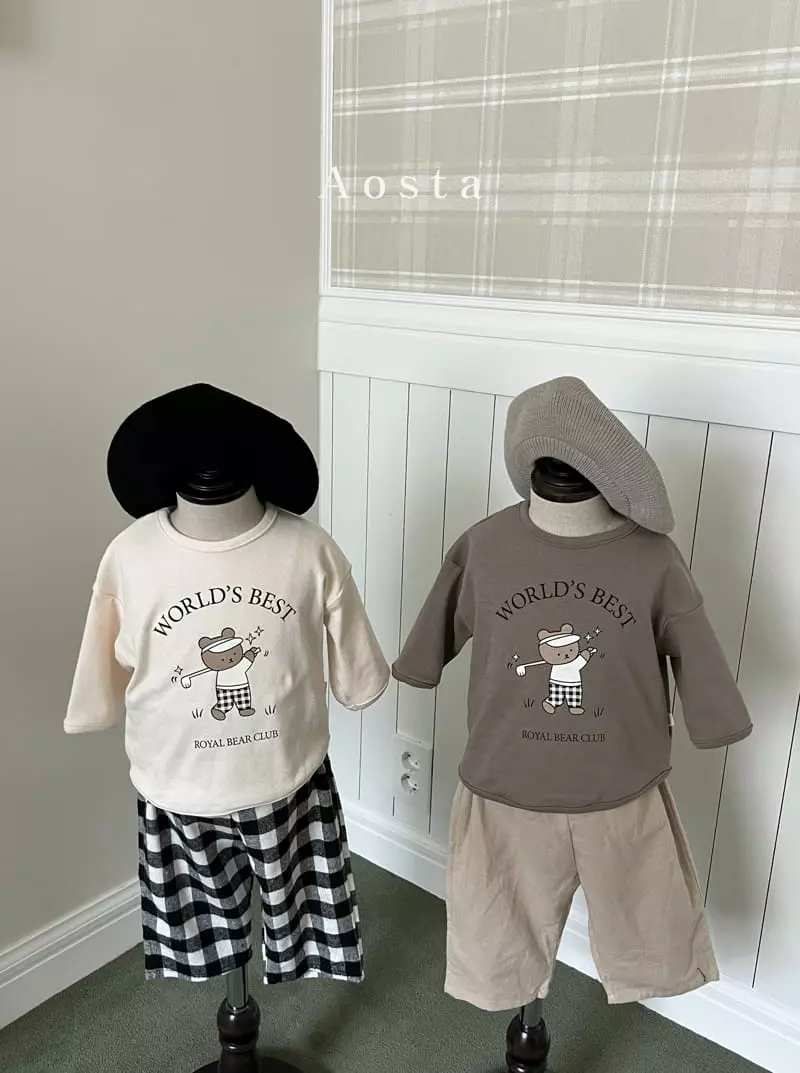 Aosta - Korean Children Fashion - #stylishchildhood - Royal Bear Golf Tee
