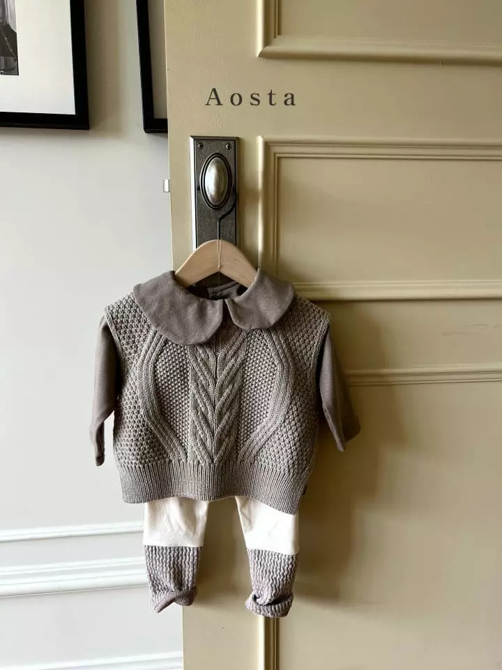 Aosta - Korean Children Fashion - #todddlerfashion - Circle Collat Tee