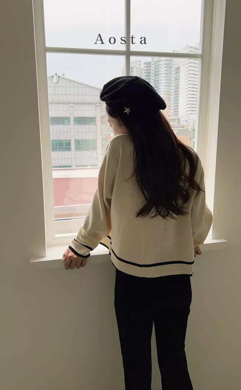 Aosta - Korean Women Fashion - #womensfashion - Mom Coco Knit Cardigan - 4