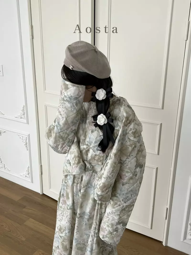 Aosta - Korean Women Fashion - #momslook - Mom Rose One-piece - 3