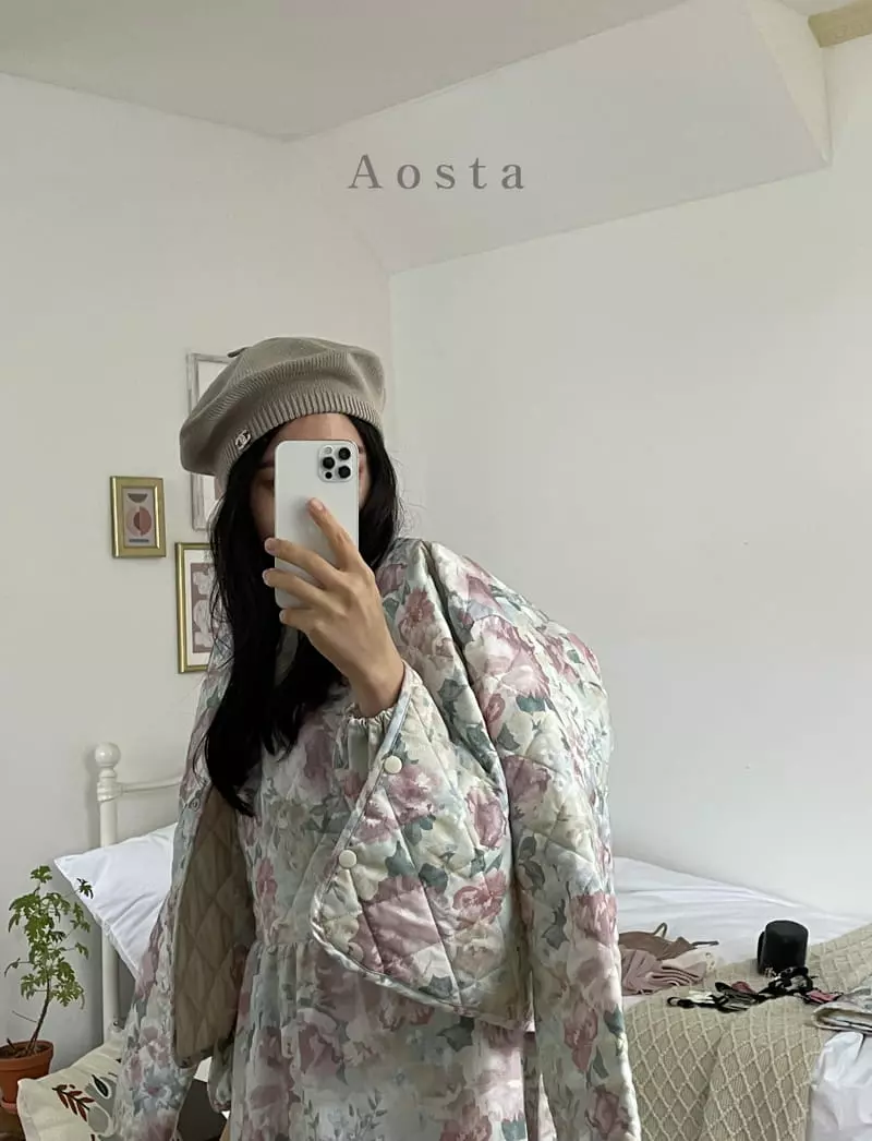 Aosta - Korean Women Fashion - #pursuepretty - Mom Rose Jacket - 10