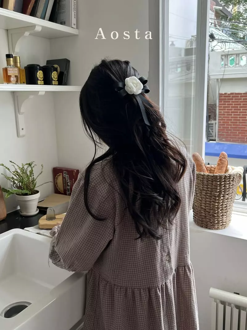 Aosta - Korean Women Fashion - #restrostyle - Mom Coco Ribbon Hairpin - 12