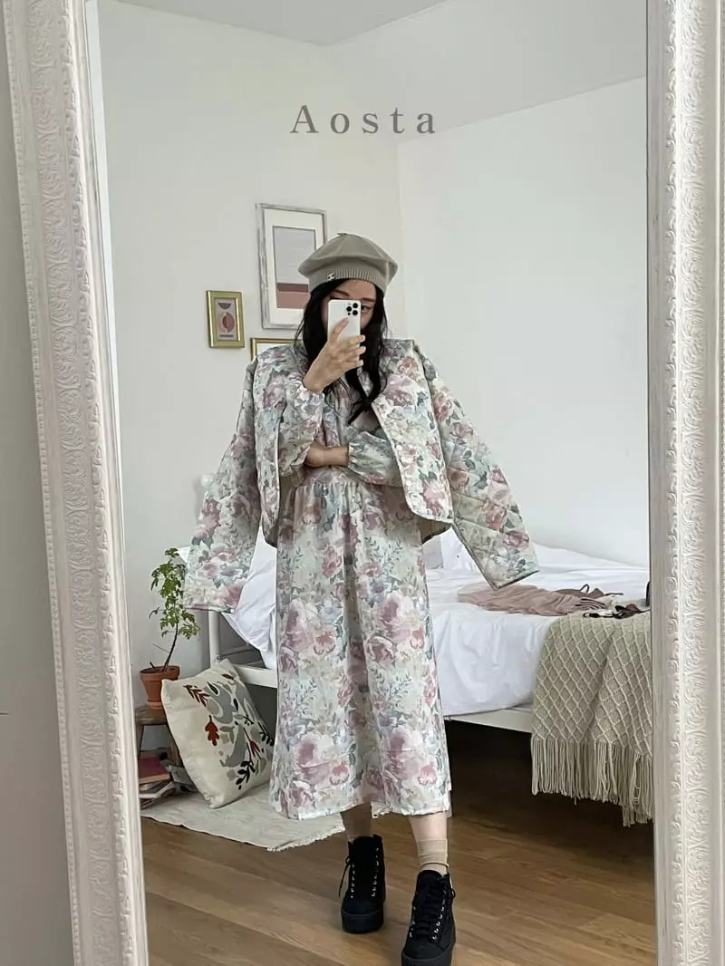Aosta - Korean Women Fashion - #restrostyle - Mom Rose Jacket - 11