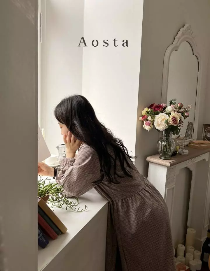 Aosta - Korean Women Fashion - #shopsmall - Mom Ribbon One-piece - 3