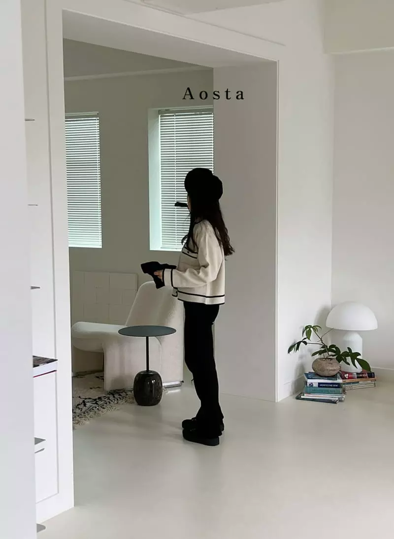 Aosta - Korean Women Fashion - #vintageinspired - Mom Coco Knit Cardigan - 12