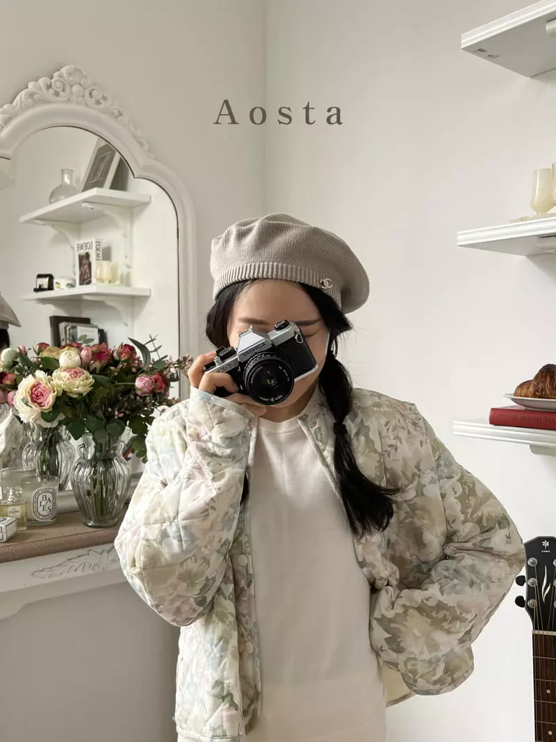 Aosta - Korean Women Fashion - #vintageinspired - Mom Rose Jacket - 8