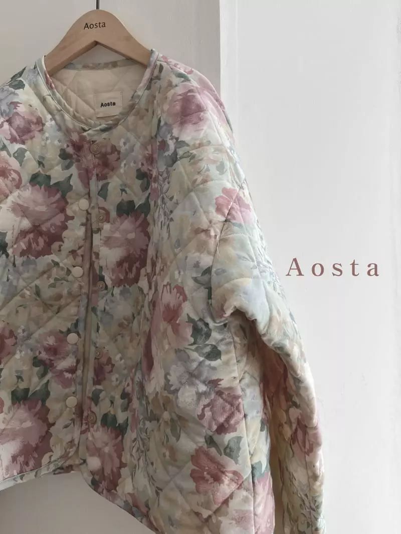 Aosta - Korean Women Fashion - #vintagekidsstyle - Mom Rose Jacket - 9
