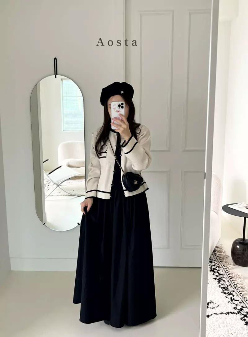 Aosta - Korean Women Fashion - #womensfashion - Mom Coco Knit Cardigan - 3