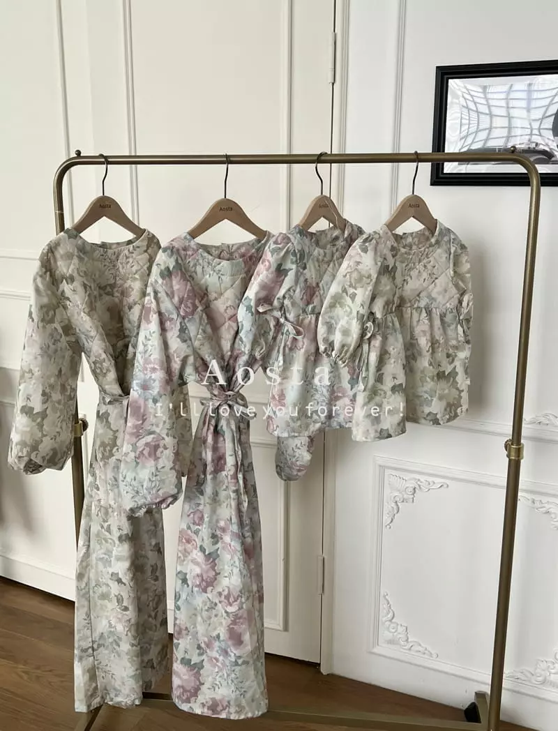 Aosta - Korean Women Fashion - #womensfashion - Mom Rose One-piece