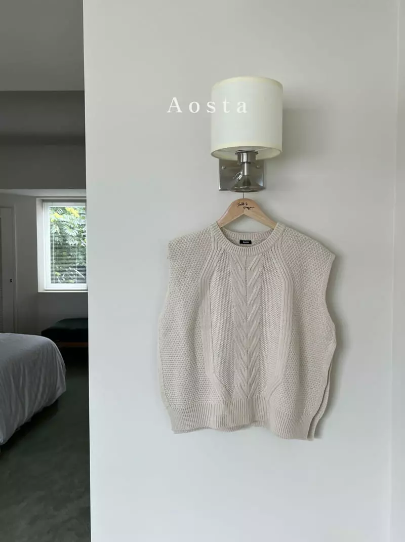 Aosta - Korean Women Fashion - #womensfashion - Mom Twid Knit Vest - 8